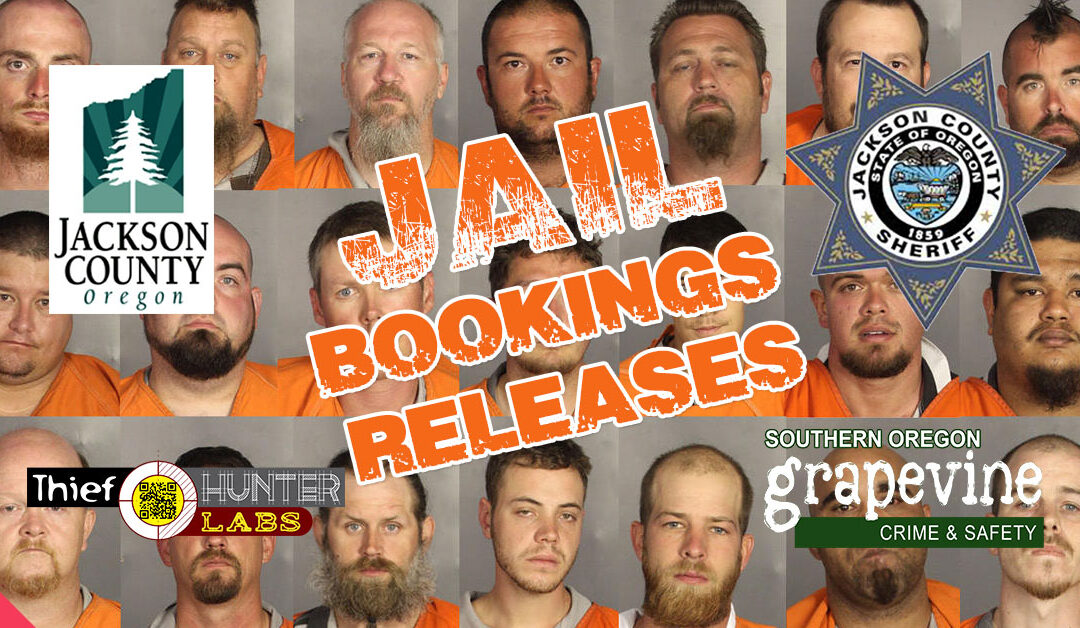 Jackson County Jail | Bookings & Releases Wednesday, March 29, 2023